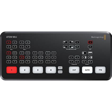 ATEM switcher and black magic video effects for virtual events and live streaming
